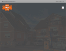 Tablet Screenshot of pension-jaeger-rust.de